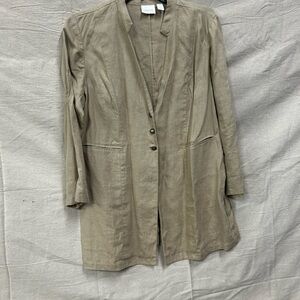 Chico’s Women's long Beige Jacket